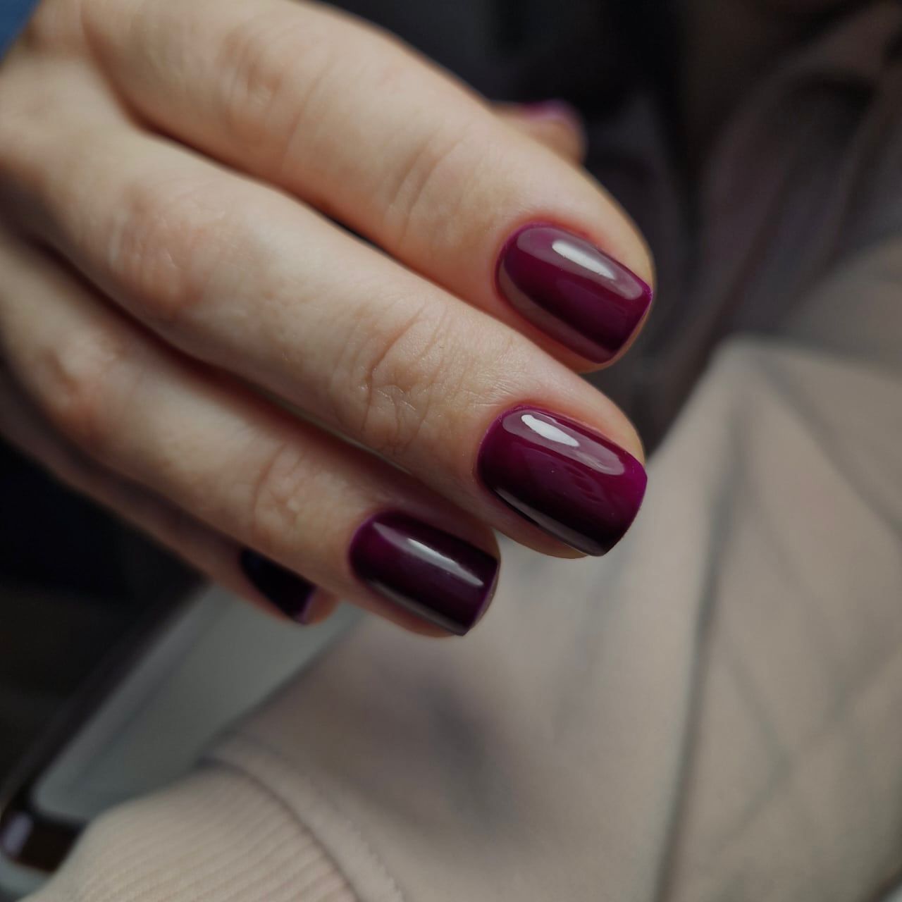 Russian manicure close-up Elite Nails Lierde